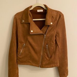 NWOTs faux suede jacket